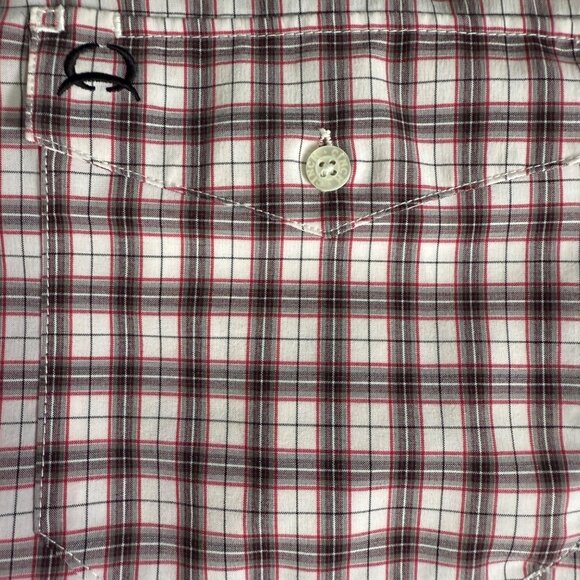 Cinch Men’s Plaid Button Down Shirt XL Western Cowboy Rodeo Mesh Performance - Picture 14 of 14